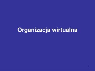 Organizacja wirtualna