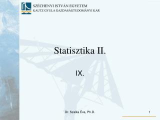 Statisztika II.