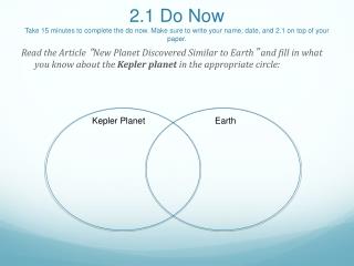 Kepler Planet