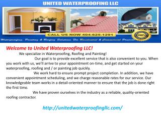 Waterproofing, Exterior & Interior Painting and Roofing Cont