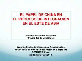 Segundo Seminario Internacional América Latina,