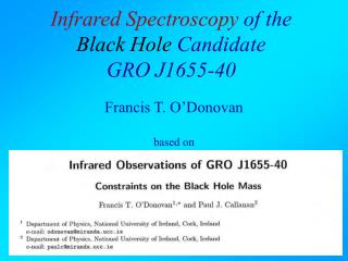 Infrared Spectroscopy of the Black Hole Candidate GRO J1655-40