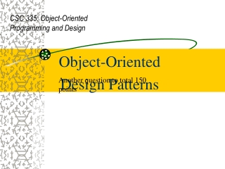 Object-Oriented Design Patterns