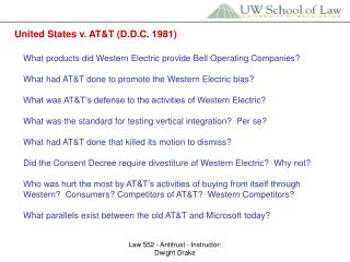 United States v. AT&amp;T (D.D.C. 1981)