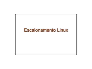Escalonamento Linux