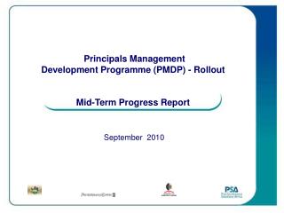 Principals Management Development Programme (PMDP) - Rollout Mid-Term Progress Report