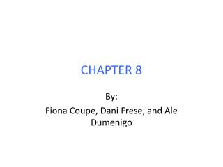 CHAPTER 8