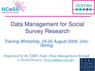 Data Management for Social Survey Research
