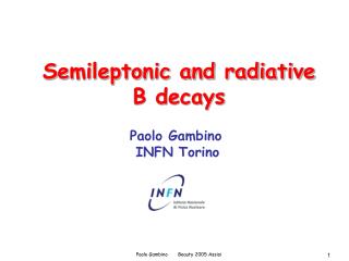 Semileptonic and radiative B decays