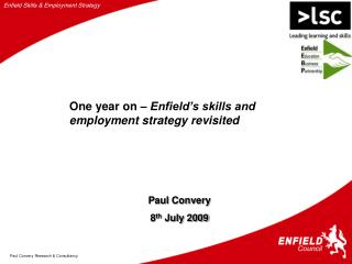 One year on – Enfield’s skills and employment strategy revisited