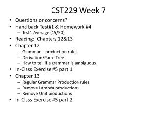 CST229 Week 7