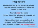 Prepositions