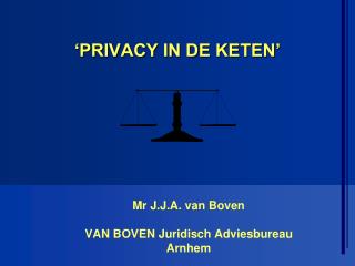 ‘PRIVACY IN DE KETEN’
