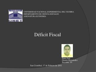Déficit Fiscal