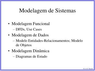 Modelagem de Sistemas
