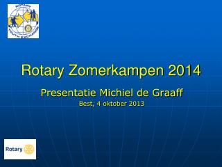Rotary Zomerkampen 2014