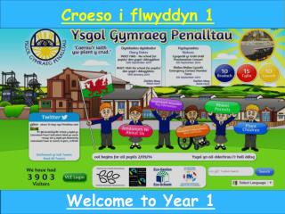 Croeso i flwyddyn 1