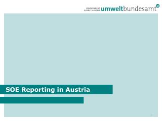 SOE Reporting in Austria