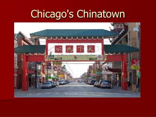 Chicago's Chinatown