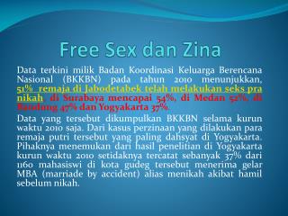Free Sex dan Zina
