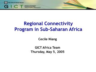 Regional Connectivity Program in Sub-Saharan Africa