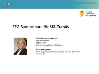 EFG-Samordnare för SKL Tranås