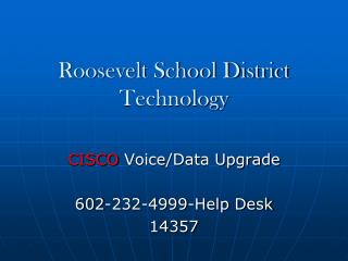 Roosevelt School District Technology