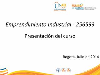 Presentación del curso Bogotá, Julio de 2014