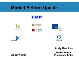 Market Reform Update