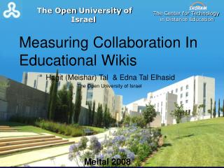 Measuring Collaboration In Educational Wikis