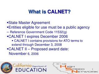 What is CALNET ?