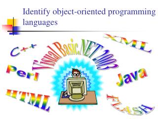 Identify object-oriented programming languages