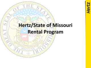 Hertz/State of Missouri Rental Program