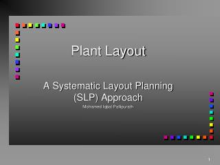 Plant Layout