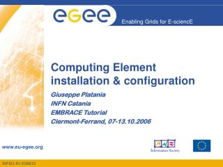 Computing Element installation &amp; configuration