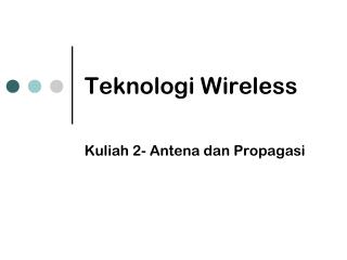 Teknologi Wireless