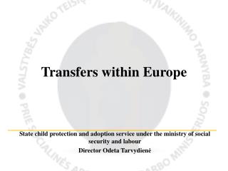 Transfers within Europe