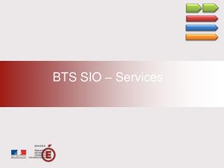 BTS SIO – Services