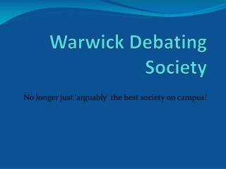 Warwick Debating Society