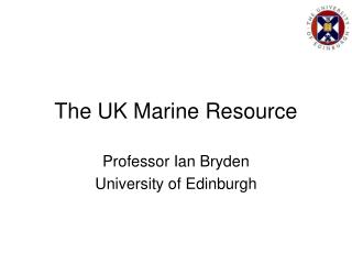 The UK Marine Resource