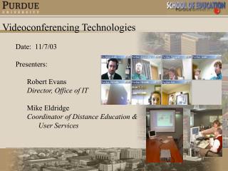 Videoconferencing Technologies