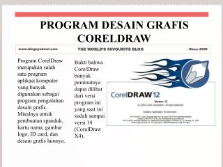 PROGRAM DESAIN GRAFIS CORELDRAW