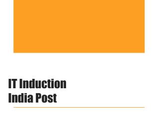IT Induction India Post