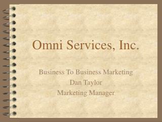 Omni Services, Inc.