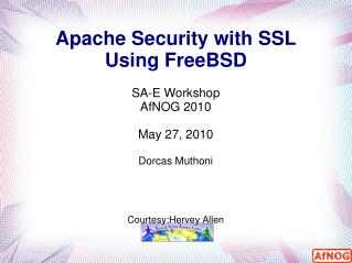 Apache Security with SSL Using FreeBSD