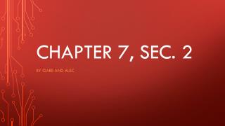 Chapter 7, sec. 2