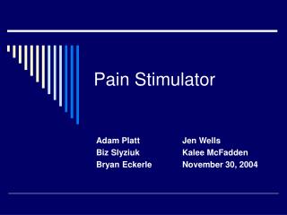Pain Stimulator