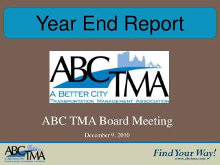 ABC TMA Board Meeting December 9, 2010
