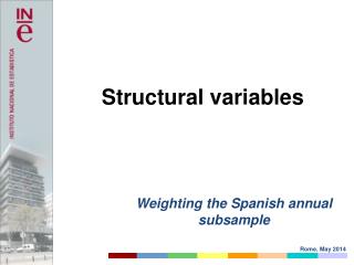 Structural variables