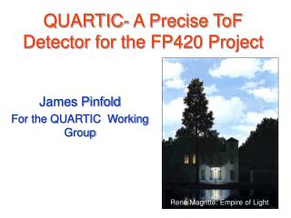 QUARTIC- A Precise ToF Detector for the FP420 Project